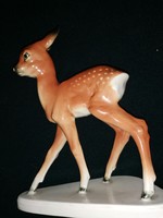Porcelain deer figure, volkstedt