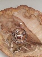 Unicorn 925 sterling silver pendant