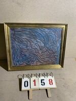 Paizs L szignóval olaj, vászon festmény, 55 x 72 cm-es.