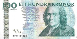 100 kronor korona 2006 Svédország 1. Gyönyörű