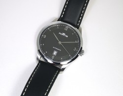 Elegant fortis automatic wristwatch! With box, papers, tiktakwatch warranty!