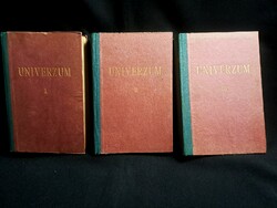 Old universe magazines bound in 3 books from the 1960s-70s