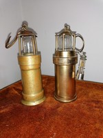 2 Copper miner's lamp models