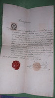 1885. Letter of recommendation from Count Nándor Zichy to private tutor Dezső Turcsányi Collectors of sealed documents