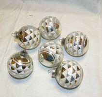 Old blown glass Christmas tree ornaments
