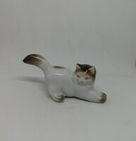 Zsolnay porcelán cica!