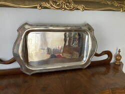 Beautiful, large silver tray 1145 gr