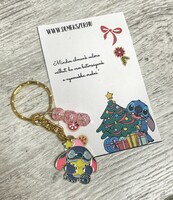 Stitch keychain for Christmas