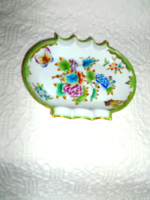 Herend Victorian patterned porcelain ashtray
