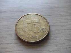 5 Gulden 1988 Netherlands