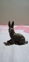 Copper sculpture rabbit