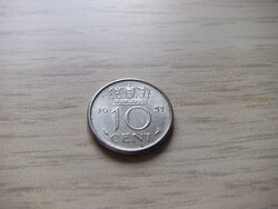 10 Cents 1951 Netherlands