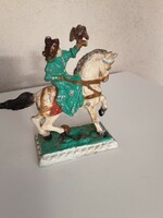 Equestrian statue, cast