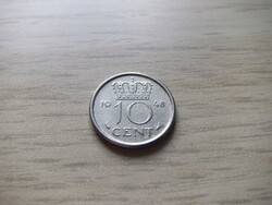 10 Cents 1948 Netherlands