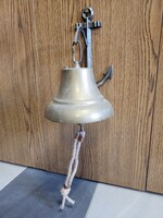 Antique copper ship sailor relic bell (53)