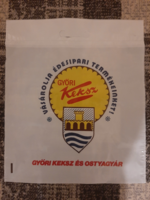 Győri Keksz és Ostyagyár retro reklám nylon táska szatyor