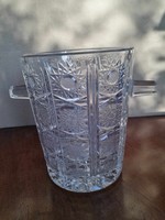 Crystal champagne bucket ice cube holder