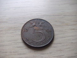 5 Cent 1966 Netherlands