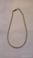 Women's necklace, vintage string of pearls, casual jewelry