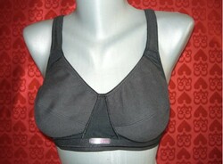 Black cotton sports bra 80/c new with tags