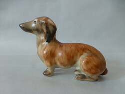 Aquincum dachshund dog, with rare painting