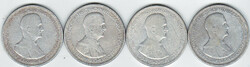 Horthy silver 5 blades 4 pieces 1930 vg