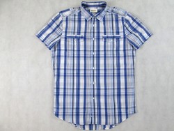 Original diesel (s) sporty elegant checkered short-sleeved men's shirt
