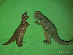 1990s quality traffic goods animal toy figures 2 large dinosaurs together as shown in pictures