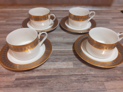 San Marco Exclusively ünnepi kávés és teás porcelán készlet 18 darabos