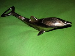 Retro akár konyhai dísz delfin alakú fém palackbontó / lezáró a képek szerint 20 cm a képek szerint