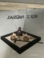 Tabletop mini zen garden set