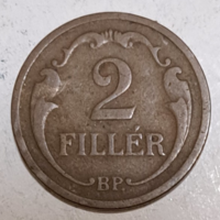 1931.  2 Fillér Magyar Királyság (925)