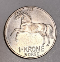 1 Krone Norway 1973. (246)