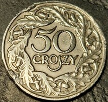Lengyelország 50 Groszi (garas), 1923.