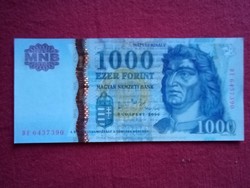 1000 Ft papír pénz  hajtatlan gyönyörű állapotú bankjegy 2006