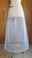 Wedding asz01a - 1 round elastic white bridal petticoat, tire, step reliever