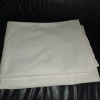 2 Snow white synthetic fiber-free linen duvet covers