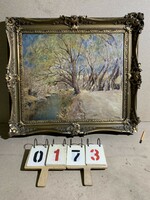 Gimes szignóval olaj, vászon festmény, 62 x 71 cm-es. 0173
