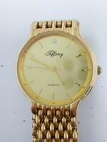 from 227T.1 HUF tiffany 18/23k gold-plated women's watch with 31mm metal strap