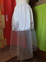Wedding asz16 - satin and tulle white bridal petticoat