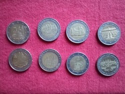 2 Euro jubilee medal collection from circulation in Germany
