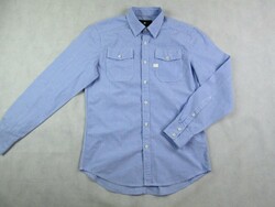 Original g-star raw (s) elegant pastel-blue long-sleeved men's shirt