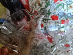 Wine jug with glasses