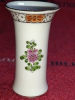 Beautiful Herend porcelain flower pattern miniature vase