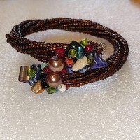 Openable elastic comfortable glass bracelet