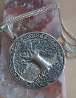 Tree of life pendant necklace in 925 sterling silver