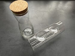 New! Crofton glass carafe and candle holder