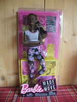 Barbie ﻿/afrikai / néger, hajlékony jógababa bontatlan, eredeti dobozában - 2014 - Mozgásra tervezve