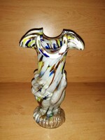 Ritka art nouveau üveg váza - 22,5 cm magas