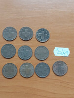 Switzerland 10 pieces 2 rappen 1948 - 1968 bronze s10/49